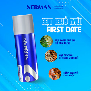 Xịt khử mùi nam giới hương nước hoa Good Day, First Date Nerman 100ml