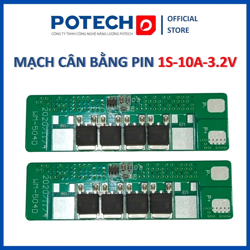 [CAO CẤP]Mạch bảo vệ pin 1S 3.2V LiFePO4, mạch cân bằng PIN 1S-10A-3.2V ...