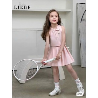 [B&G] Sét váy thể thao năng động cá tính xanh, hồng cho bé gái từ 10-42kg(1-11 tuổi)