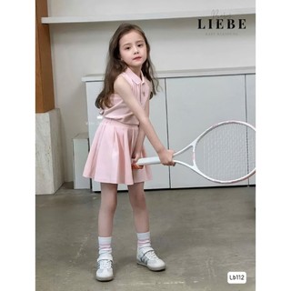 [B&G] Sét váy thể thao năng động cá tính xanh, hồng cho bé gái từ 10-42kg(1-11 tuổi)