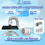 [Chính hãng] Combo máng hút khói sơn tĩnh điện NEFA + quạt hút khói + khay hứng dầu, hút mùi bếp công nghiệp mạnh — ảnh 2