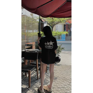 Áo Thun Levent Dream Market Hình In Chất Vải Cotton 2 Chiều Dày Dặn
