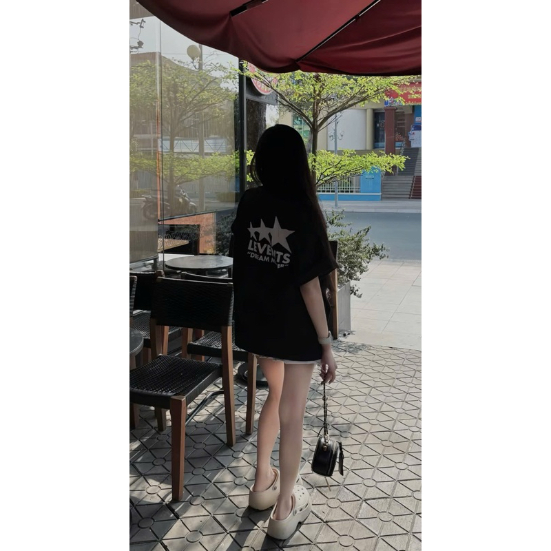 Áo Thun Levent Dream Market Hình In Chất Vải Cotton 2 Chiều Dày Dặn
