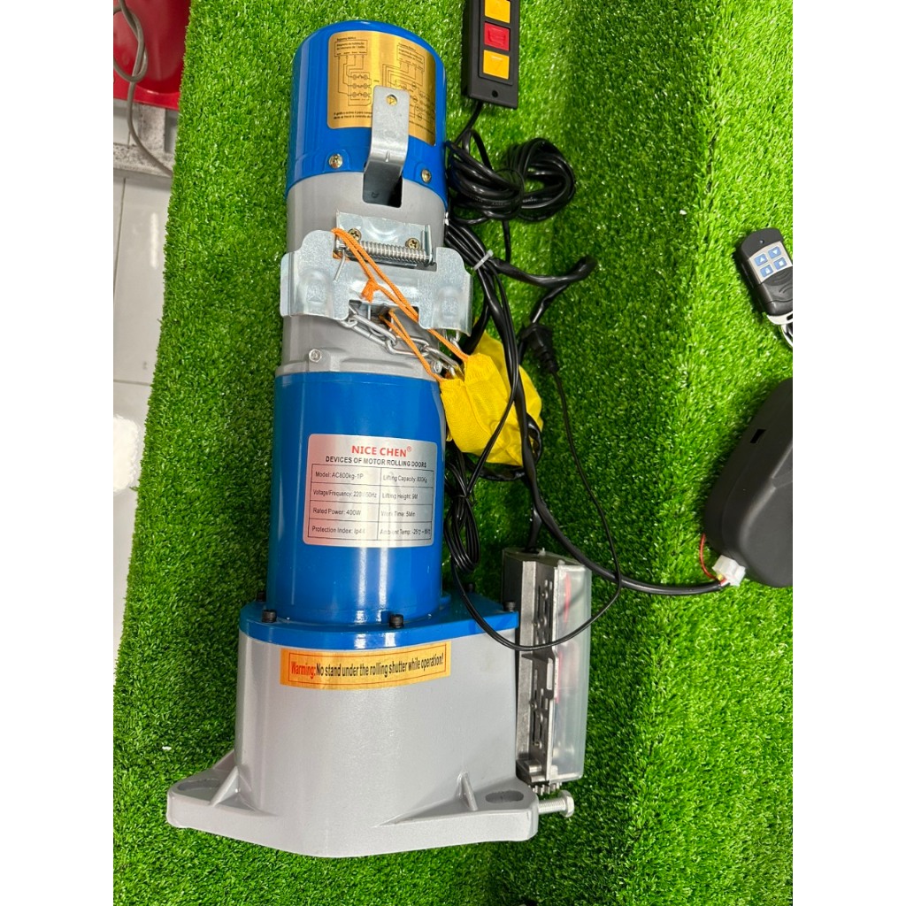 Bộ motor cửa cuốn Nice Chen AC1000kg (Motor + hộp điều khiển + lắc)