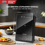 Bếp hồng ngoại Sunhouse SHD6012A - Công suất 2000W - Mặt kính pha lê - Chế độ hẹn giờ - Khóa trẻ em - Đa chức năng — ảnh 3