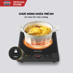 Bếp hồng ngoại Sunhouse SHD6012A - Công suất 2000W - Mặt kính pha lê - Chế độ hẹn giờ - Khóa trẻ em - Đa chức năng — ảnh 5