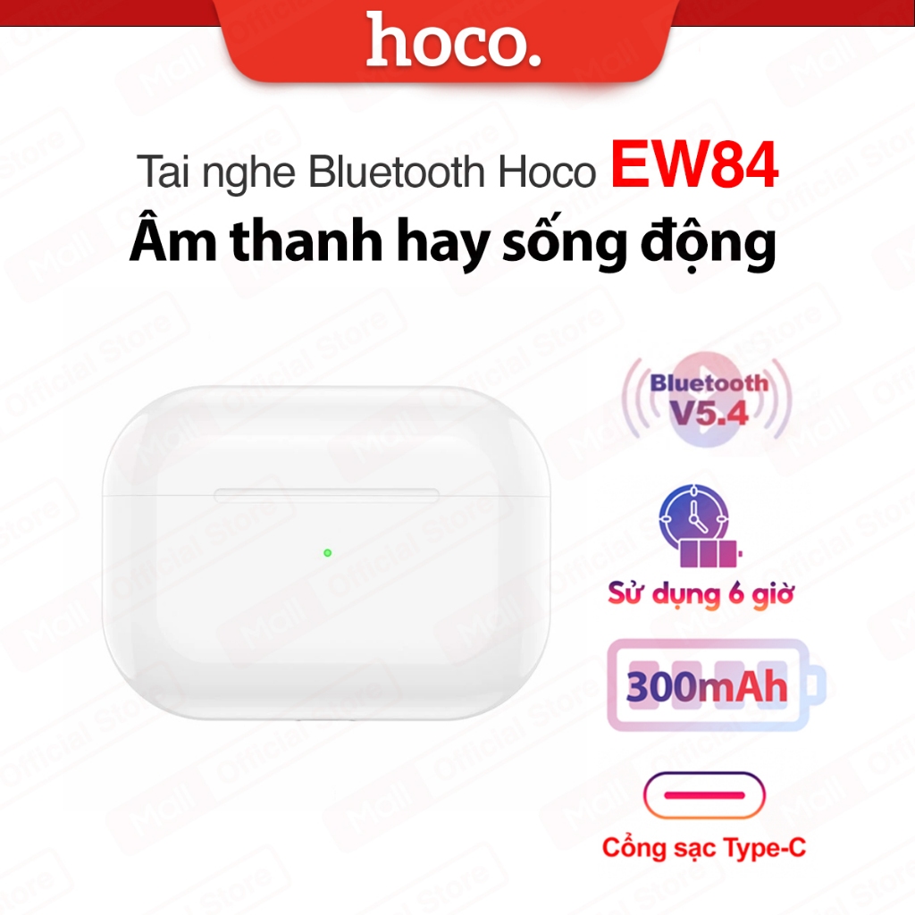 Tai nghe Bluetooth Hoco EW84 / EW83 V5.4 kết nối siêu nhanh, tiết kiệm pin và ổn định vượt trội,tương thích các thiết bị