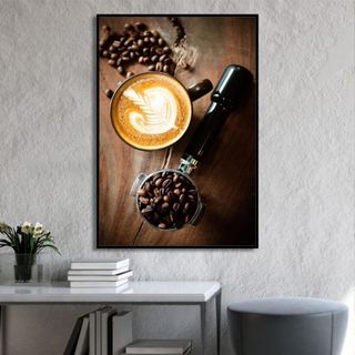 Tranh Canvas Treo Tường Chủ Đề Cafe BH66 - Tranh Decor, Trang Trí Quán Cafe, Coffe Cao Cấp, Sắc Nét