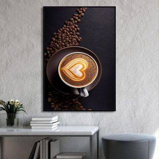 Tranh Canvas Treo Tường Chủ Đề Cafe BH66 - Tranh Decor, Trang Trí Quán Cafe, Coffe Cao Cấp, Sắc Nét