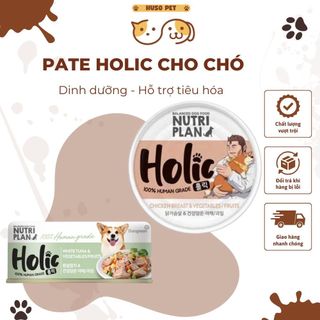 Pate Cho Chó Nutri Plan Holic Hàn Quốc Lon 85g/ chứa 200 triệu lợi khuẩn