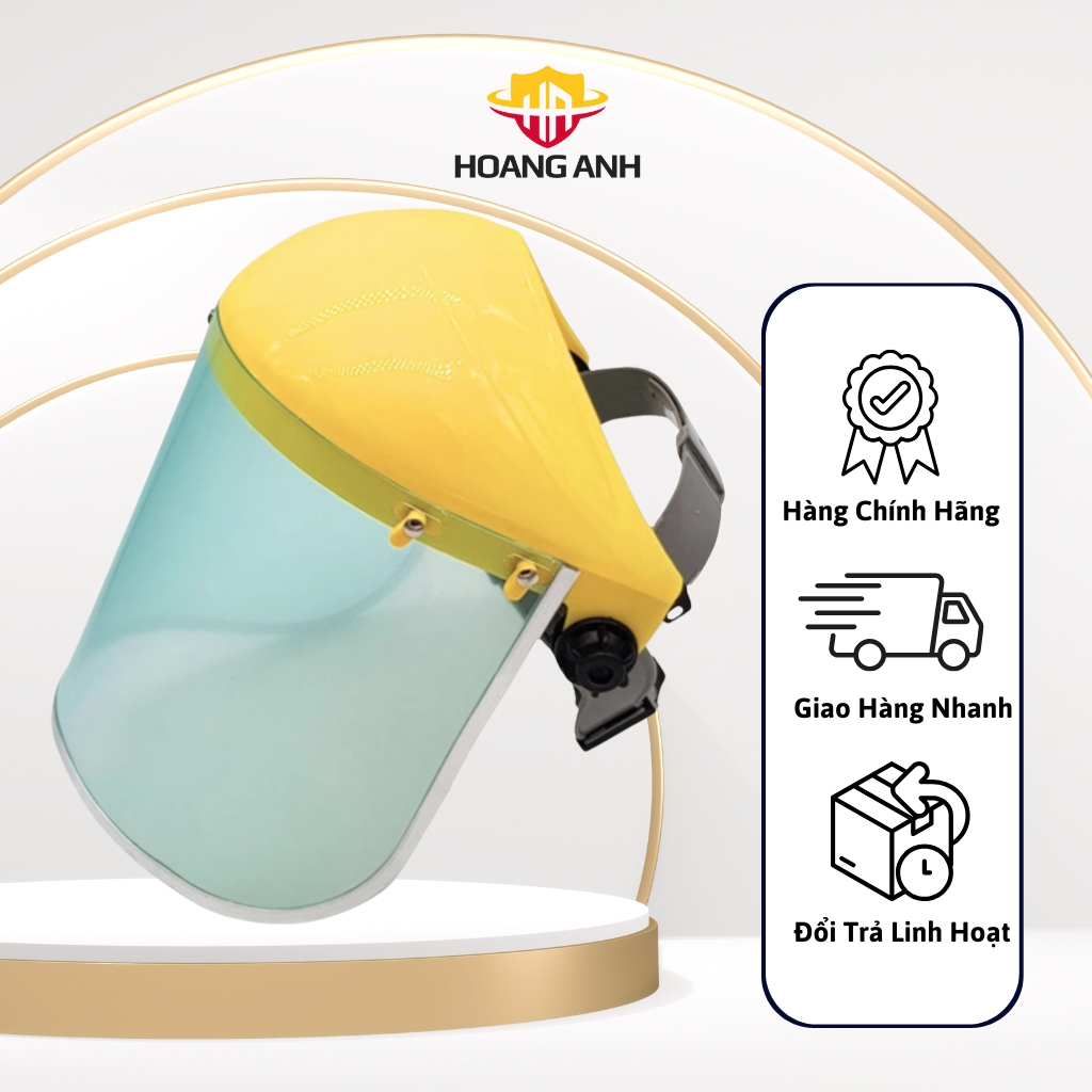 Mũ Bảo Hộ Kết Hợp Mạng Che Mắt Giúp Bảo Vệ Đầu Và Mắt Của Bạn Khi Làm Việc - Hình ảnh thực tế