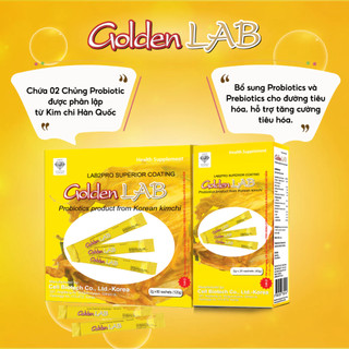 Men Vi Sinh từ Kim Chi Hàn Quốc Golden Lab bổ sung Lợi Khuẩn giúp Con Ăn Ngon, Tăng Cân, Khỏe Mạnh