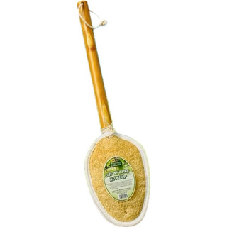 Cây Kỳ Lưng Xơ Mướp KB Ecolife (Cán gỗ tròn)Làm Sạch Sâu Tẩy Da Chết, Không Chất Tẩy Trắng Độc Hại