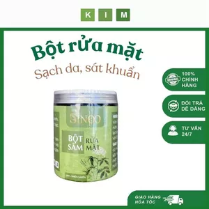 Bột rửa mặt thảo dược Hạnh sinoo - Sạch, mịn, kiềm dầu, giảm mụn đầu đen - Thuần thiên nhiên Handmade by Hạnh