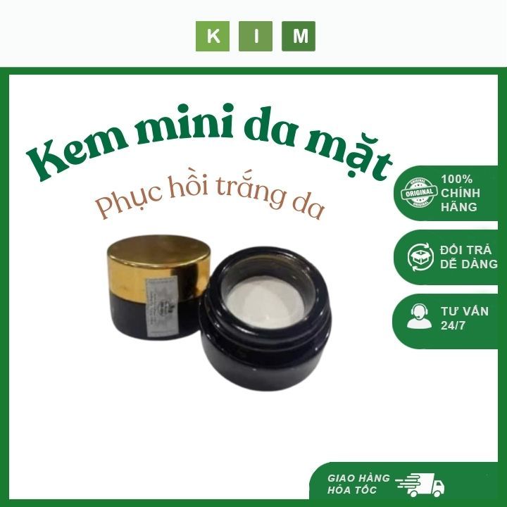 Kem mini 7g dưỡng da phục hồi da trắng hồng Hạnh Sinoo - Kem dưỡng da lành tính dưỡng ẩm trắng hồng