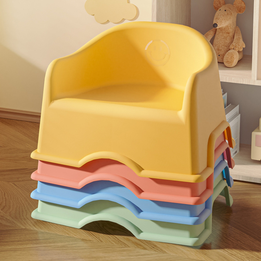 Ghế Cho Bé Có Tựa Công Thái Học Chịu Tải 50kg, Ghế Ngồi Cho Trẻ Mẫu Giáo, Ghế Tựa Lưng Thấp