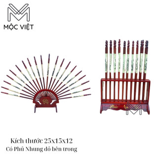 Bộ Giá Đũa Trang Trí , Để Bàn Thờ - Mộc Việt