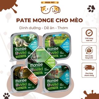 Pate Monge Cho Mèo Mọi Tuổi Nhiều Vị Thơm Ngon, Nhập Khẩu Từ Ý
