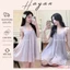 HT235 Váy ngủ sexy cổ yếm hở lưng sang chảnh,đồ ngủ lụa dáng xoè tôn dáng HT235