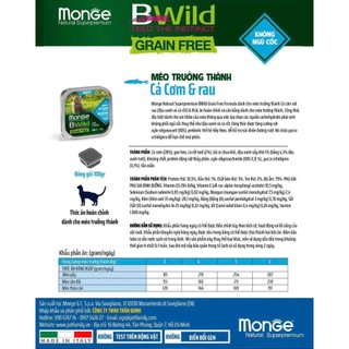 Pate Monge Cho Mèo Mọi Tuổi Nhiều Vị Thơm Ngon, Nhập Khẩu Từ Ý