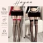 HT006a Quần tất lưới ren phong cách Lolita, tất nối đai eo chống tụt sexy gợi cảm HT006a