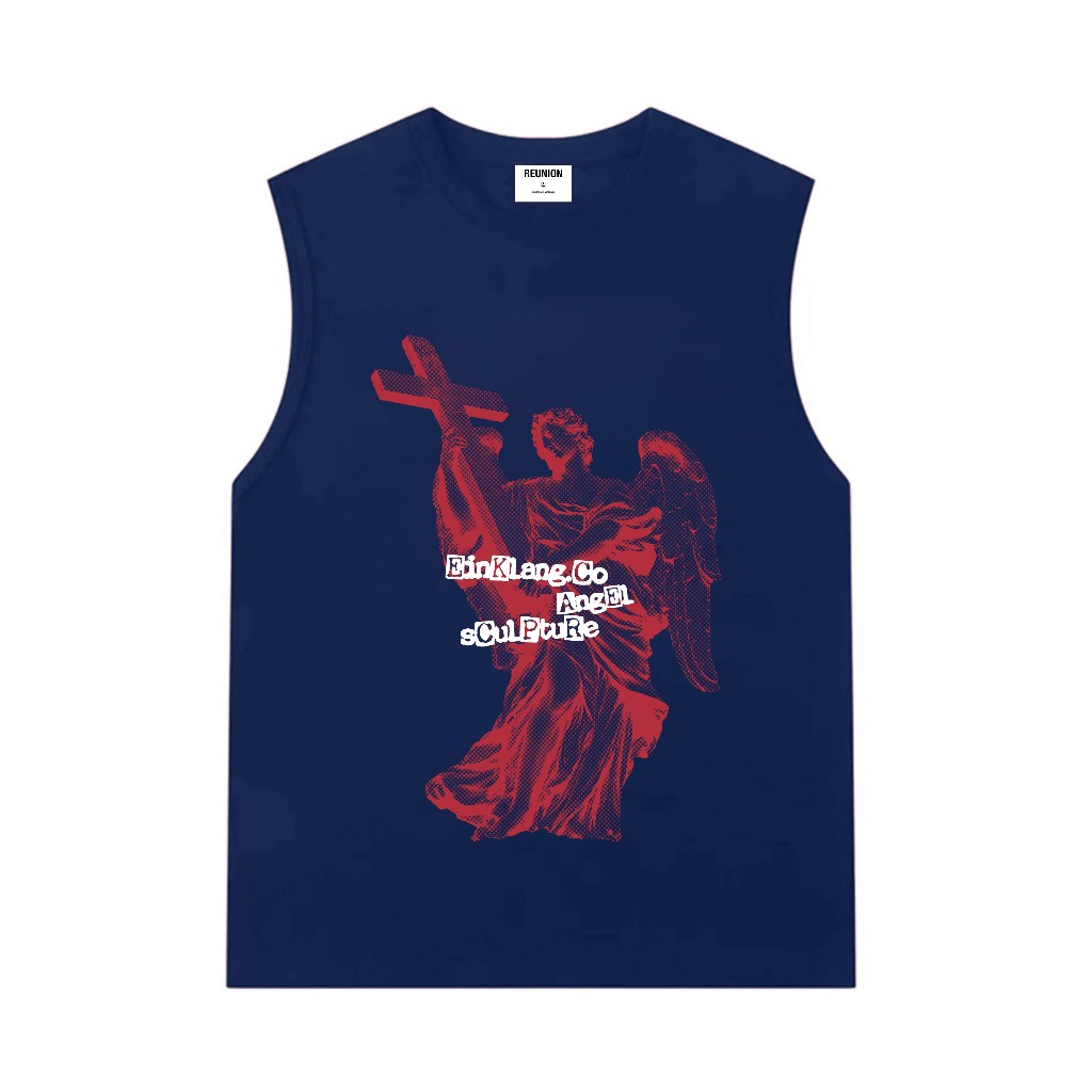 Áo Tank Top Nam Nữ RedLabel In Họa Tiết ANGEL Áo Ba Lỗ Sát Nách Nam Nữ Cotton Cá Tính TT63