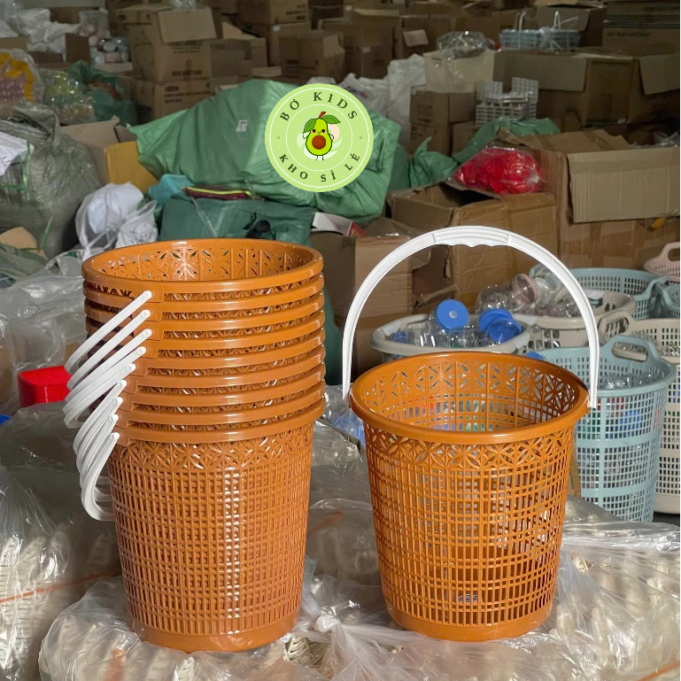 Sọt rác hoa đồng tiền Việt Nhật Plastic 5147 sọt đựng đồ, đựng rác cho ...
