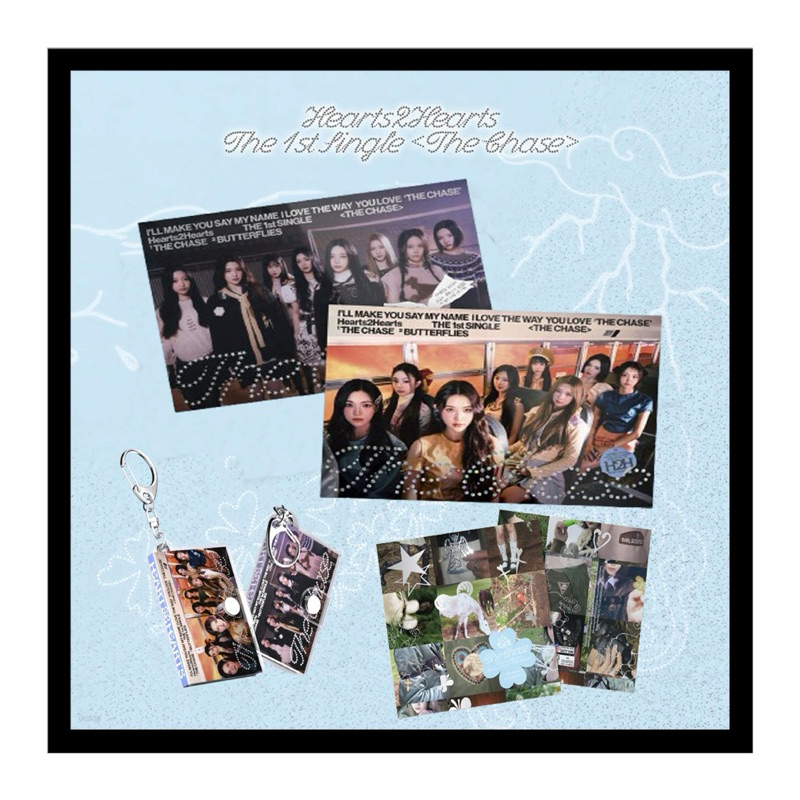 hearts2hearts h2h kpopmerch SHOPEE 80枚 album Hearts2hearts H2H 1st Single - The Chase | Shopee Việt Nam