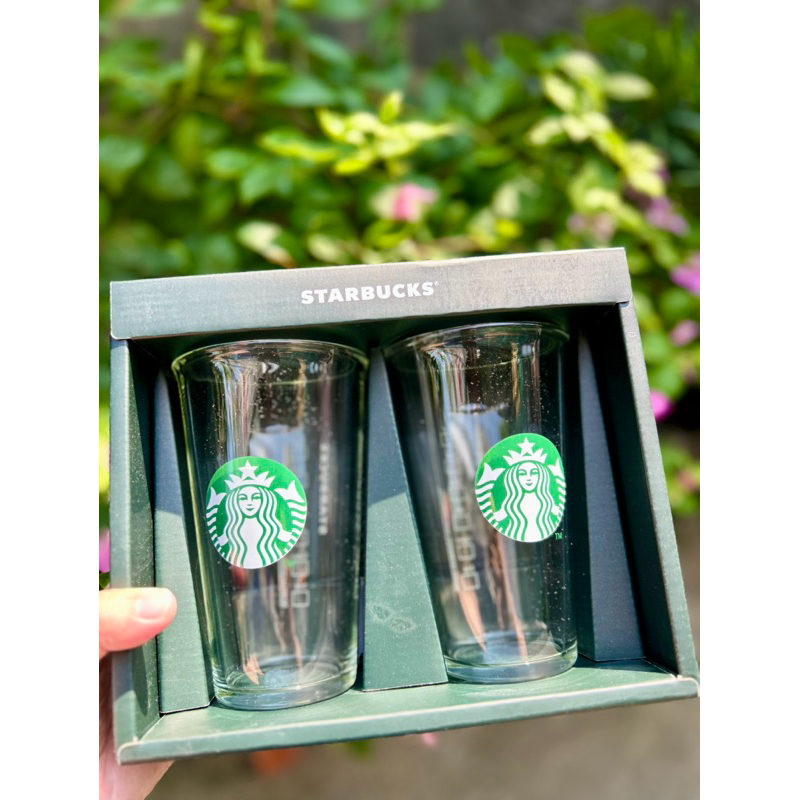 Ly thuỷ tinh 500ml Thanks Box Starbucks Korea