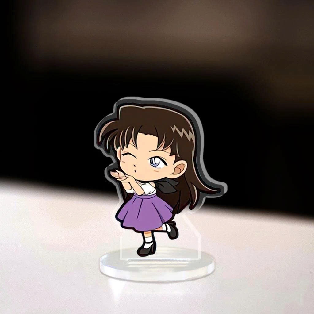 Standee chibi, Mô Hình Mini Conan Cao 5cm In UV Cắt Viền Conan Heiji Kaito Kid Mori Ran Trang Trí Góc Học Tập - SakuMai