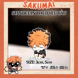 Mô Hình Haikyuu, Standee anime Haikyuu In UV Cắt Viền Cao 5cm Hinata Nishinoya Oikawa Kageyama Dễ Thương Ngầu - SakuMai