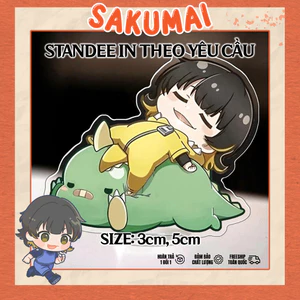 Mô Hình Standee, Mô Hình Blue Block 5cm In UV Cắt Viền Isagi Chigiri Meguru Nagi Rin Chigiri Shidou Reo Barou - SakuMai