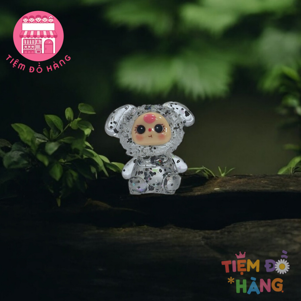 Túi Mù Tự Xé Charm Kim Tuyến Baby Three Dễ Thương, Fox Dimo Size Trung Siêu Đẹp