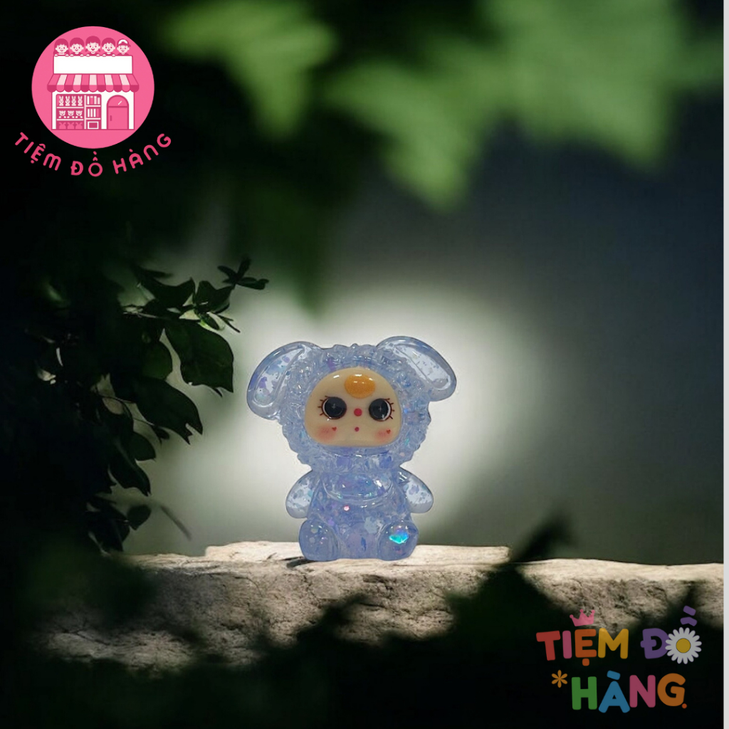 Túi Mù Tự Xé Charm Kim Tuyến Baby Three Dễ Thương, Fox Dimo Size Trung Siêu Đẹp