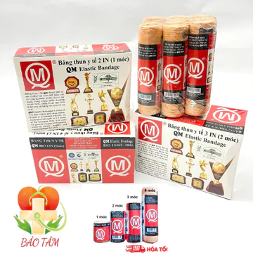 [Hàng Chính Hãng] Băng thun y tế Quang Mậu (1 móc, 2 móc, 3 móc, 4 móc)