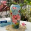 Bình Hoa Gốm Sứ Bát Tràng Cao 30cm Khắc Vẽ Thủ Công Trang Trí Nhà Cửa Phòng Khách Đẹp GomDecorTSC