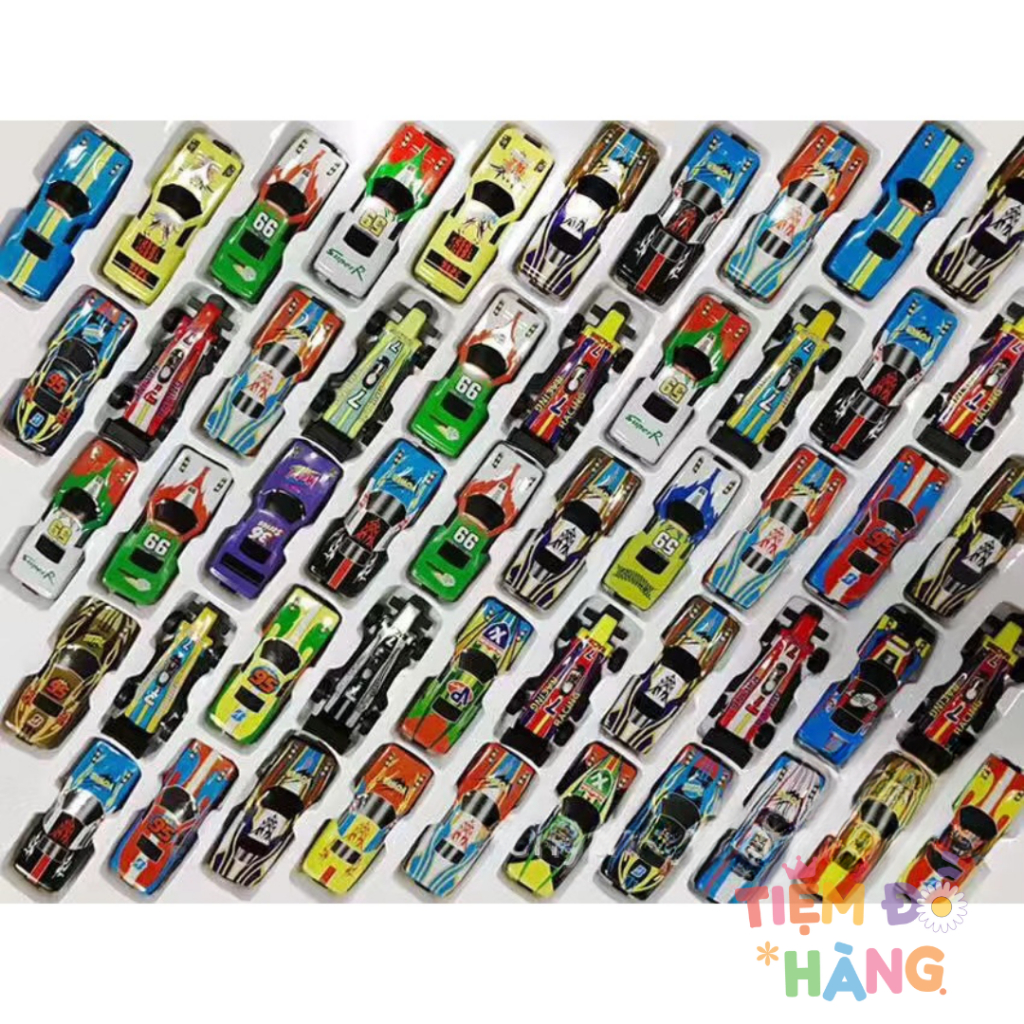 Set 50 Xe Ôtô Làm Bằng Thiếc, Đồ Chơi Dành Cho Bé