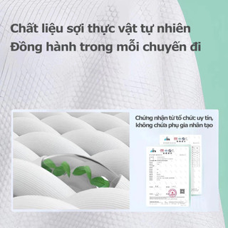 Khăn Tắm Cao Cấp Dùng Một Lần MAISON, Khăn Tắm Du Lịch Sợi Vải Cellulose Thấm Hút Mềm Mịn An Toàn Cho Da