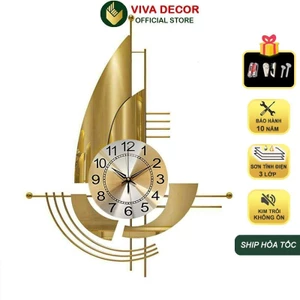 Đồng Hồ Treo Tường Thuận Buồm Xuôi Gió Nhập Khẩu Chính Hãng V2335 VIVA DECOR