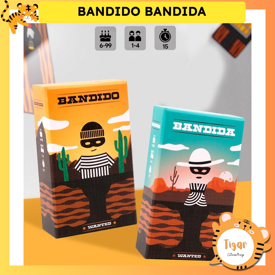 [Luật Việt] Boardgame Bandido Bandida Ngăn Chặn Tướng Cướp