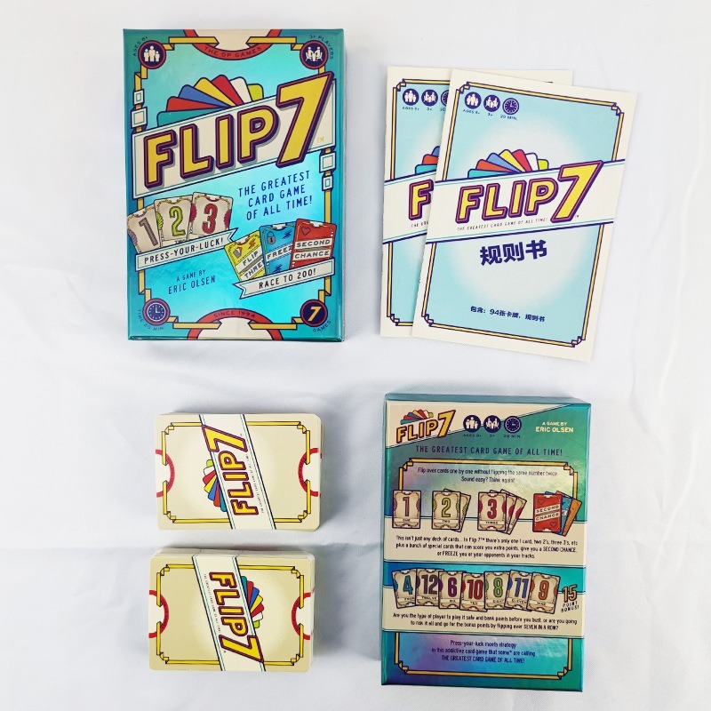 [Luật Việt] Boardgame Flip 7 Trò chơi thẻ bài thu thập điểm