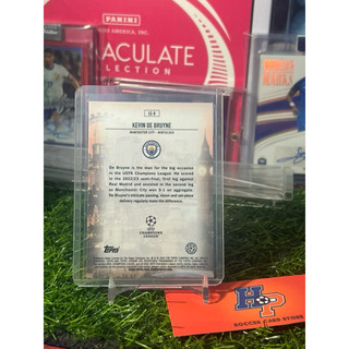 Thẻ bóng đá Kevin De Bruyne London Calling Topps Chrome UCL 2023/24