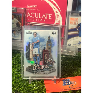 Thẻ bóng đá Kevin De Bruyne London Calling Topps Chrome UCL 2023/24