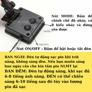Ảnh 5 – Dây Đèn Led Trang Trí Năng Lượng Mặt Trời bóng Pha Lê mix ngôi sao đèn led nháy trang trí sân vườn NL-MIX
