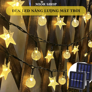 Ảnh 3 – Dây Đèn Led Trang Trí Năng Lượng Mặt Trời bóng Pha Lê mix ngôi sao đèn led nháy trang trí sân vườn NL-MIX