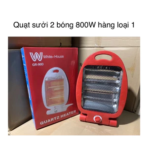 Giảm giá 80% Quạt sưởi điện hồng ngoại Bảo hành 2 năm - đèn 2 bóng cho phòng ngủ, tắm cho bé không gây khô da