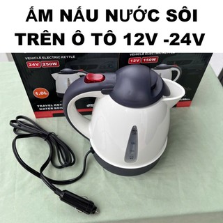Ấm Đun Nước Trên Ô TÔ 12V-24V Loại Tốt – Pha Mì, Pha Cà Phê, Trà Mọi Lúc Mọi Nơi Loại Tốt