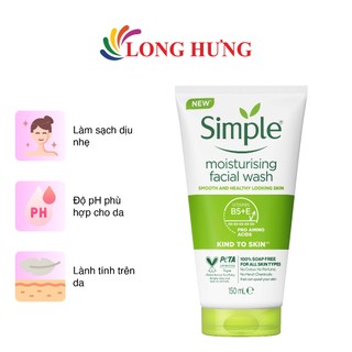 Sữa rửa mặt Simple Moisturising Facial Wash (150ml)
