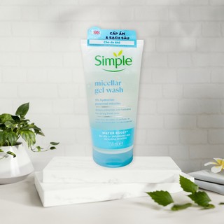 Sữa rửa mặt Simple Micellar Gel Wash (150ml)