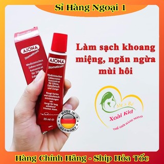 KEM ĐÁNH RĂNG AJONA TUÝP 25ML LOẠI BỎ CAO VÀ CHỐNG VIÊM LỢI CỦA ĐỨC - DATE MỚI NHẤT ĐỦ BILL